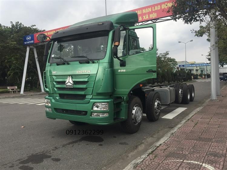 Xe tải thùng Howo 4 chân 336hp